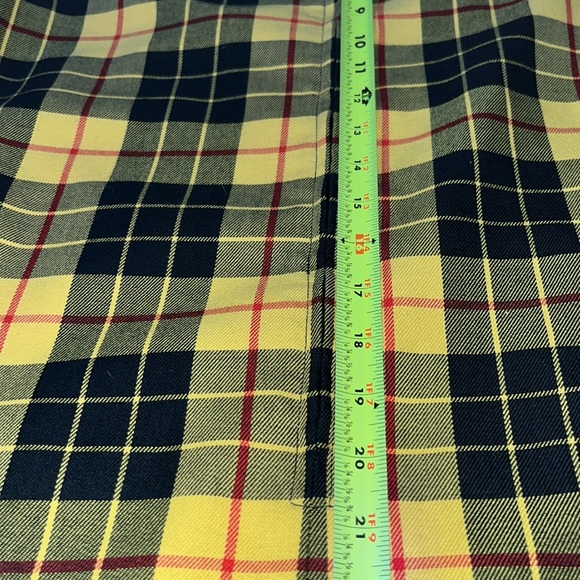 Miss Pat long sleeve, knee length Vintage Plaid yellow dress! - Picture 9 of 15